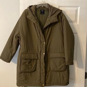 COTTON ON Man winter jacket size S it’s long 35” bust 42” excellent condition